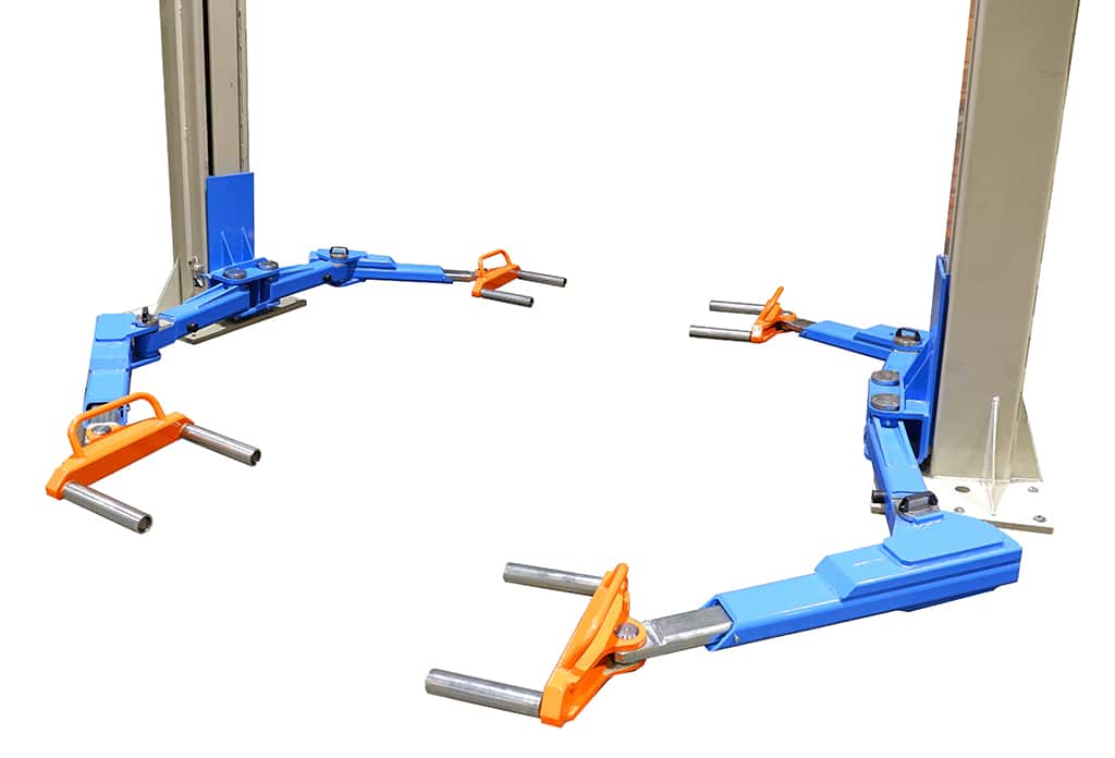 2 post electric vehicle lift for garages and workshops from OMCN